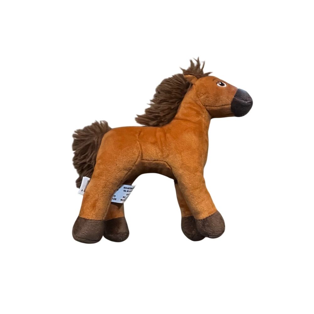 2021 Dreamworks Spirit Riding Free Horse Plush 8" Brown Stuffed Toy